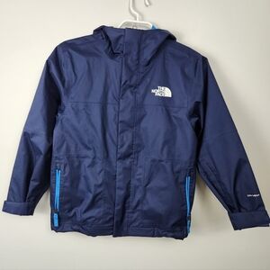 The North Face Kids' Hardshell Blue Rain Ski Jacket Size 7-8